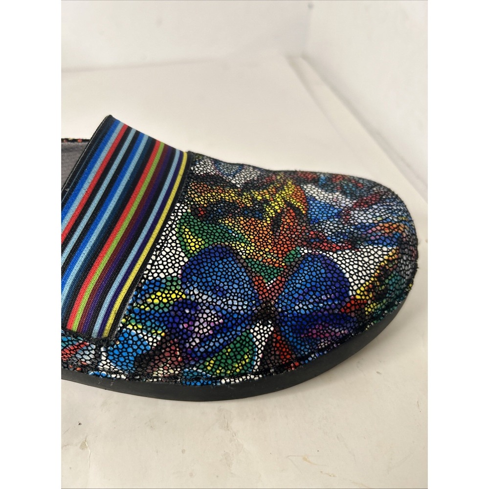 Alegria Womans 40/9.5 Glee Monarch Mosaic Butterfly GLE-389 Nurse Comfort Loafer - Picture 15 of 16